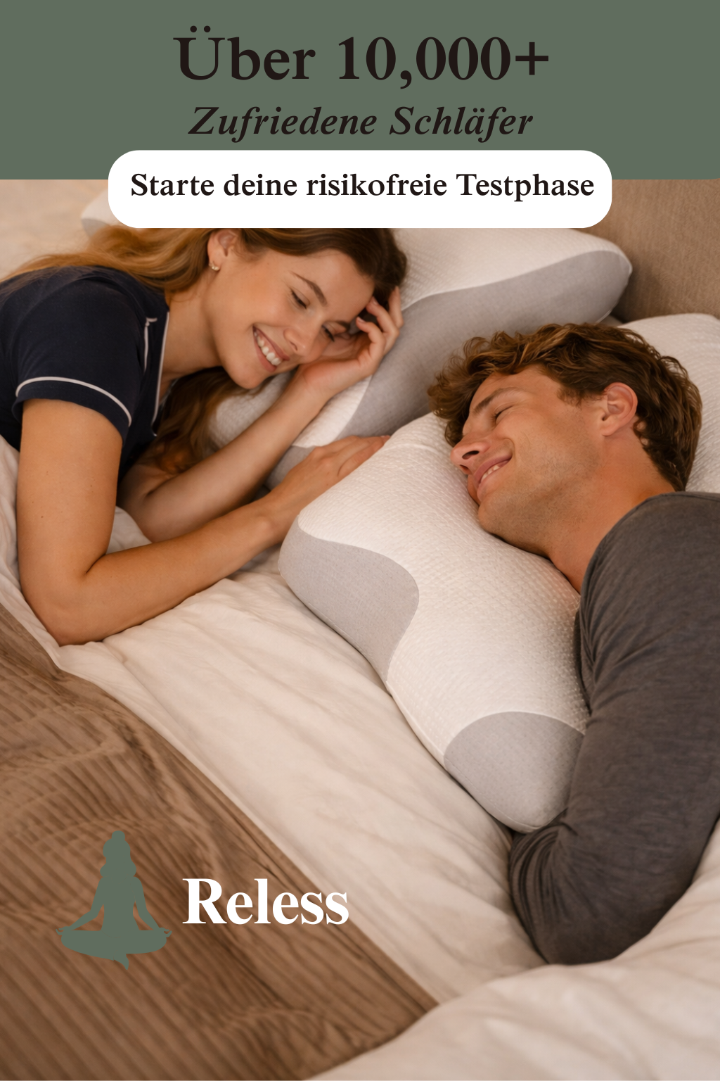 RelessNeck - Orthopädisches Nackenkissen - Reless