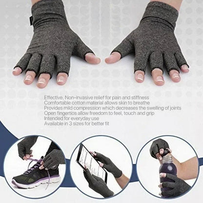Reless Winter-Arthritishandschuhe, warme Kompressionshandschuhe gegen Gelenkschmerzen, gesundes Handschutz, Arthritis-Behandlung