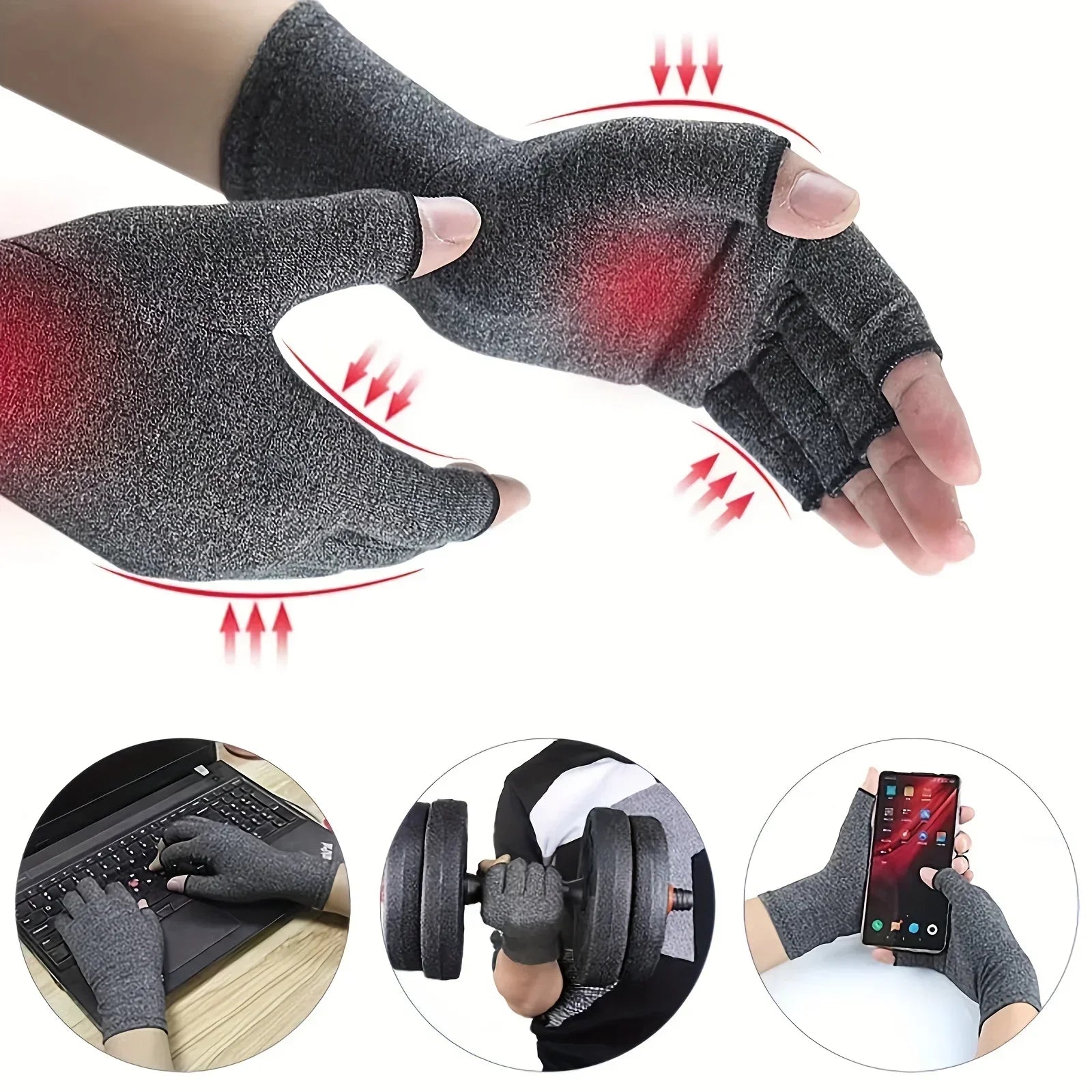 Reless Winter-Arthritisknieschen aus warmem Material, mit Kompressionsfunktion zur Schmerzlinderung und Gelenkschutz.